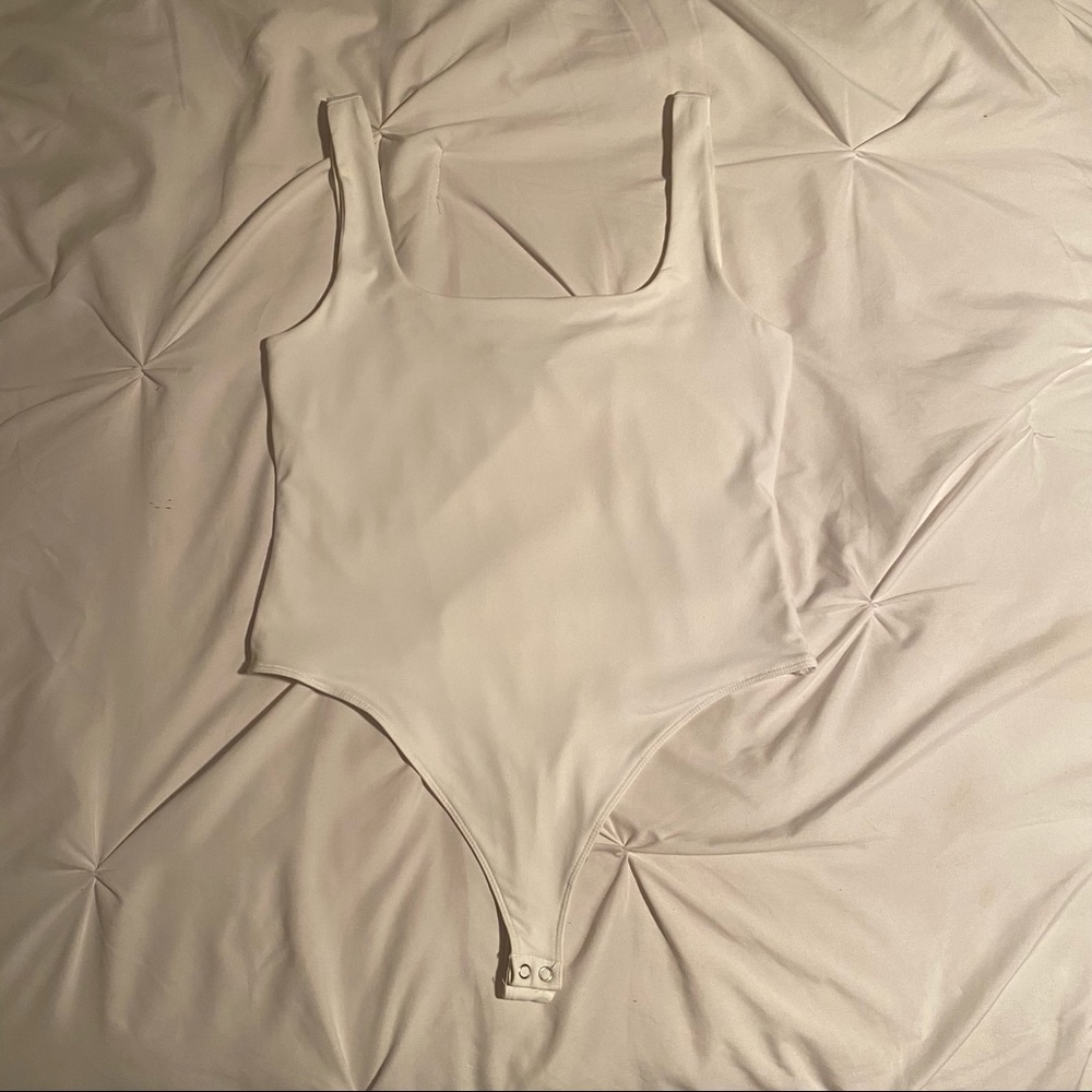 Forever21 Basic Square Neck Bodysuit